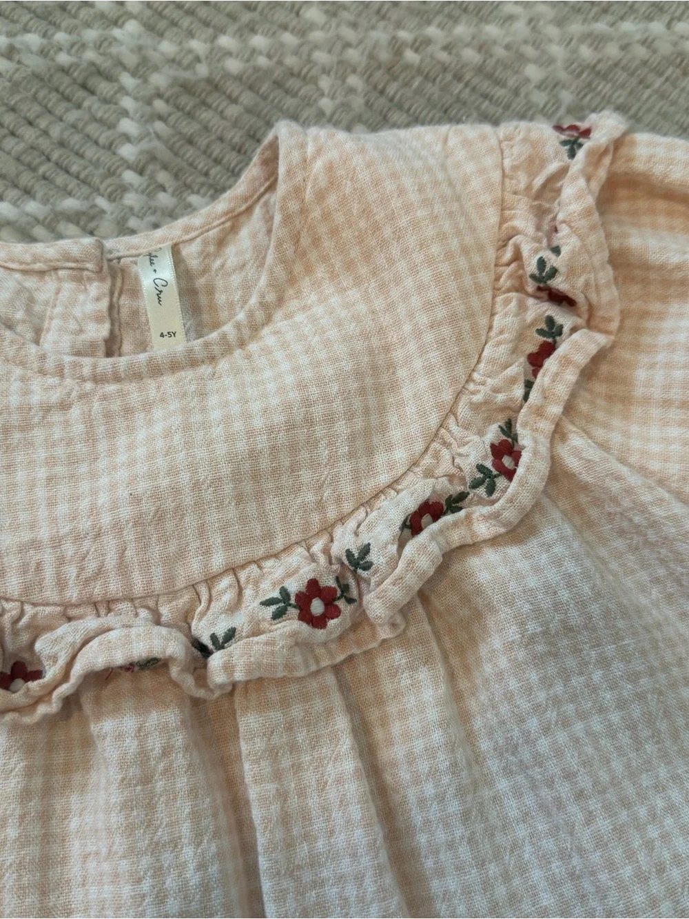 Rylee + Cru Cordelia Dress in Petal Gingham